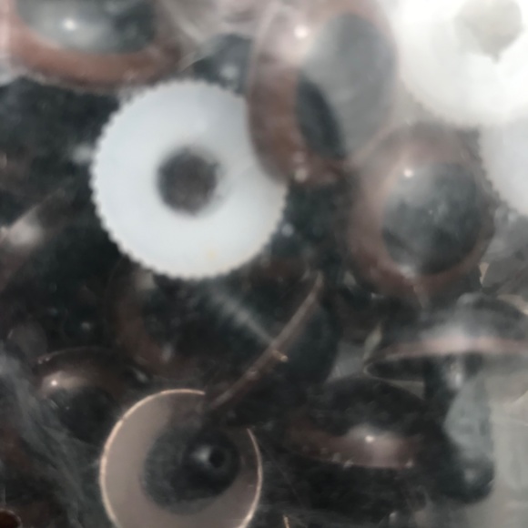 plastic brown eyes craft sewing animal eyes sewing - Picture 3 of 7